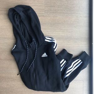 adidas zip up hoodie